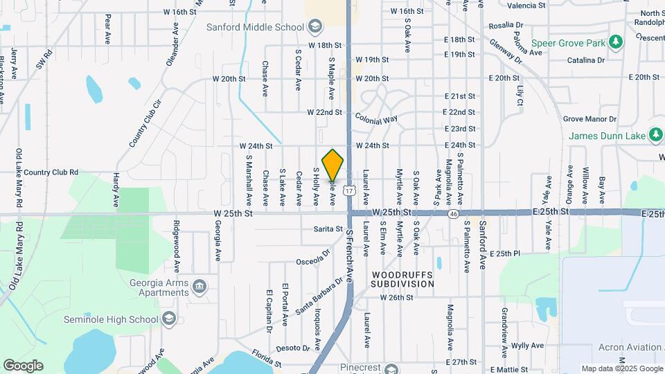 2426 S Maple Ave Map and Location Details