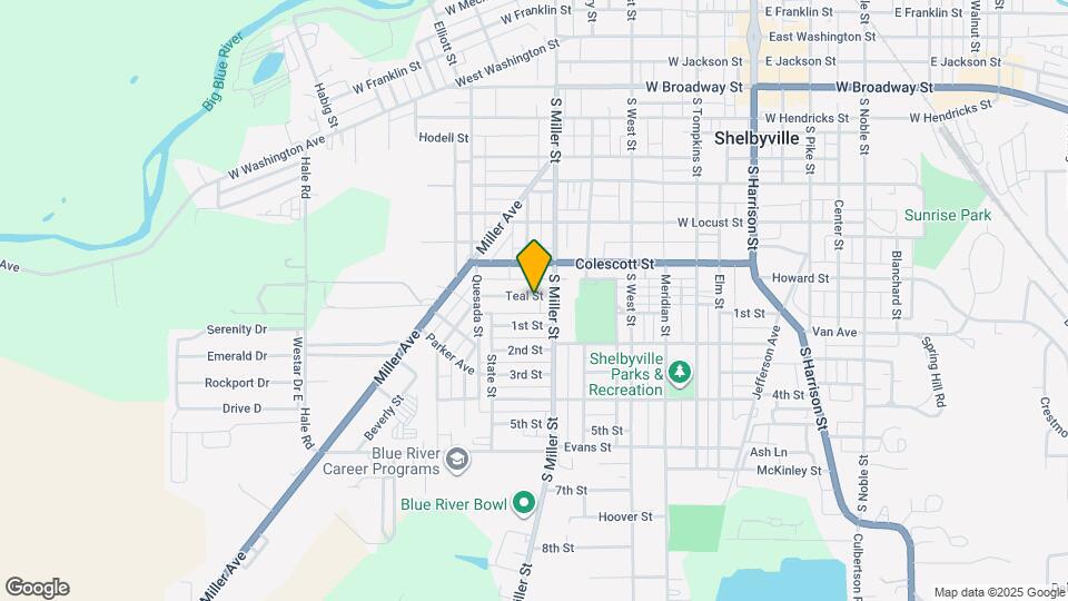 719 Teal St Map and Location Details