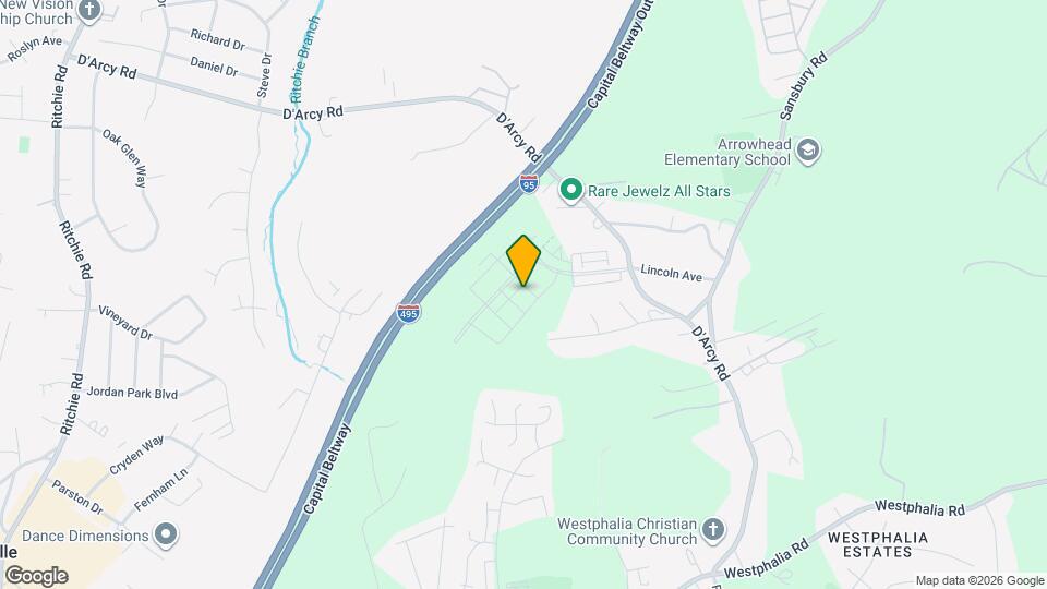 8909 Merriweather Ln Map and Location Details