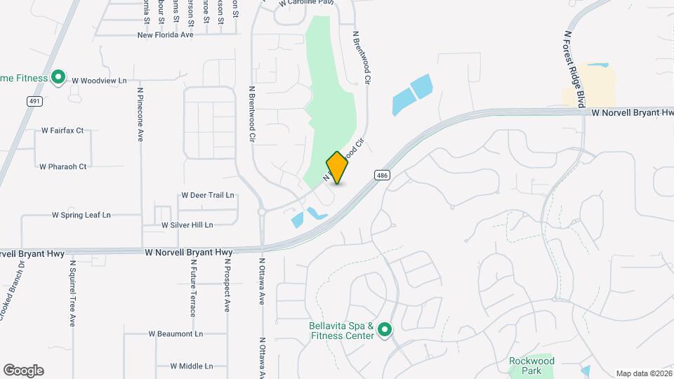 1600 W Spring Meadow Loop Map and Location Details