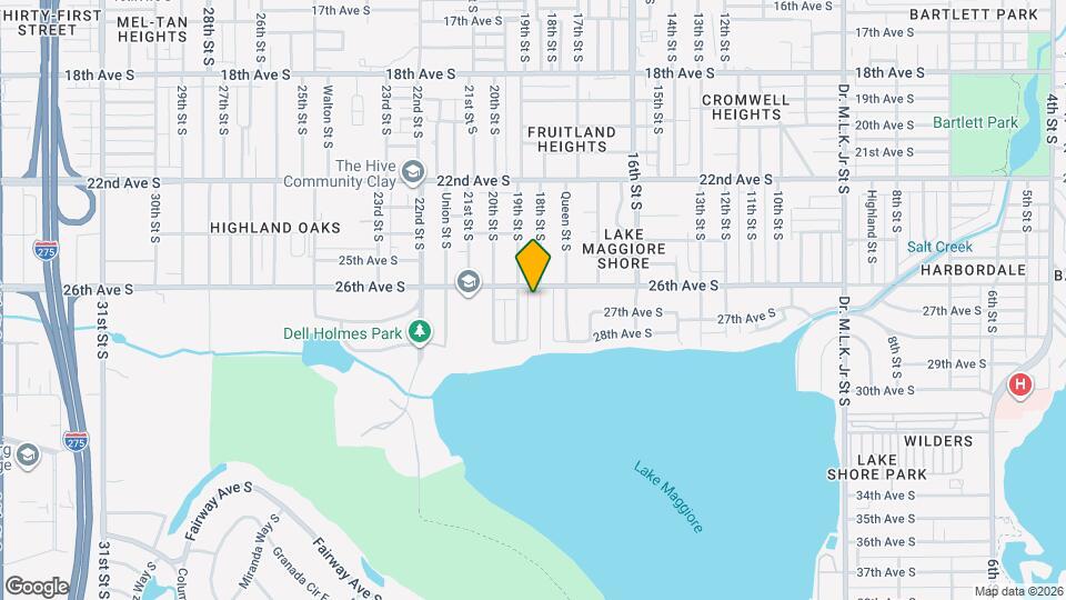 2621 18th St S Map and Location Details