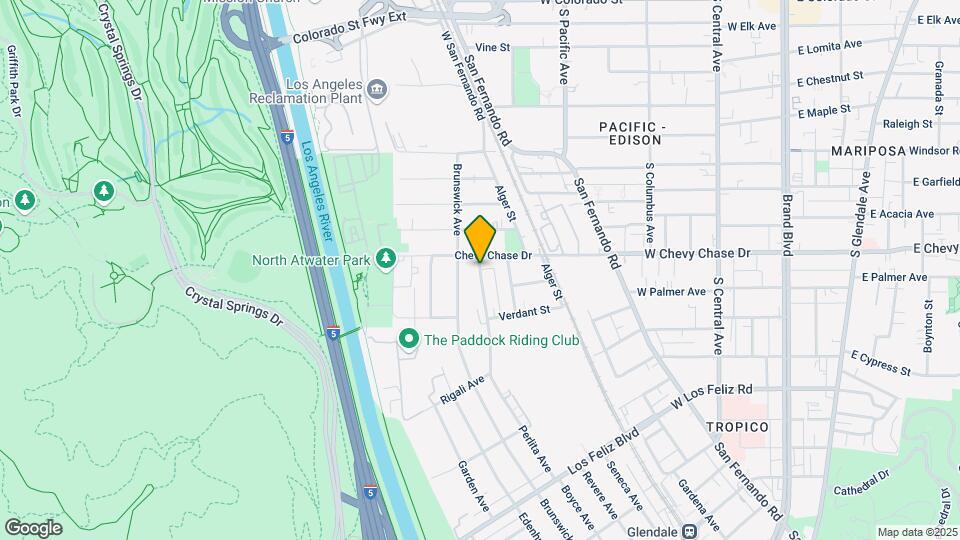 4131 Chevy Chase Dr Map and Location Details