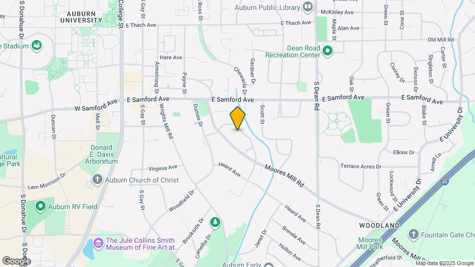 Precious updated centrally located home in Auburn Map and Location Details