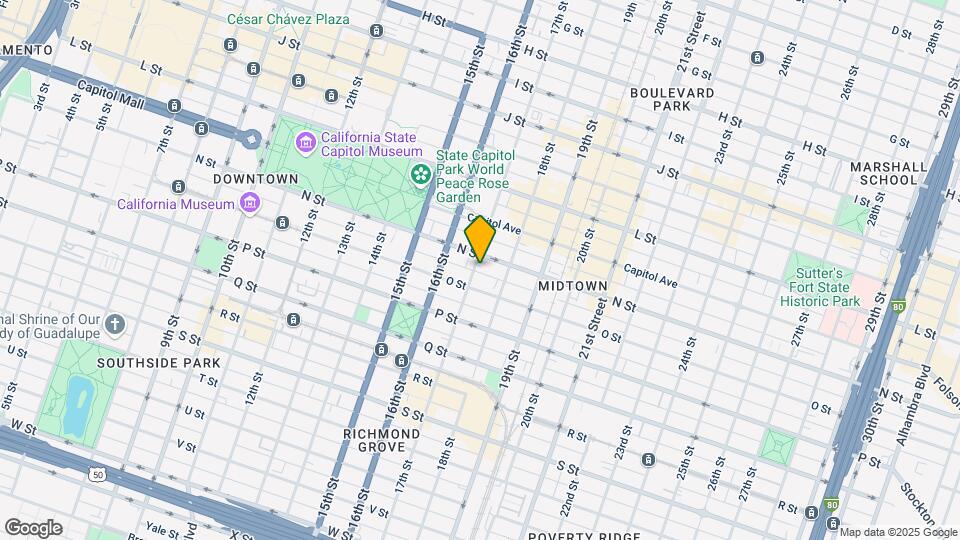 1415 17th St Map and Location Details