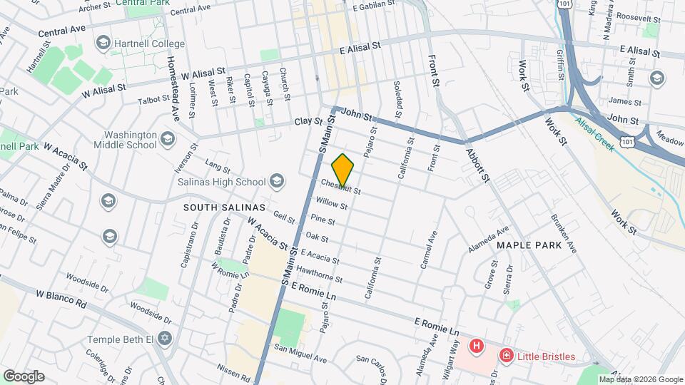 44 Chestnut St Map and Location Details