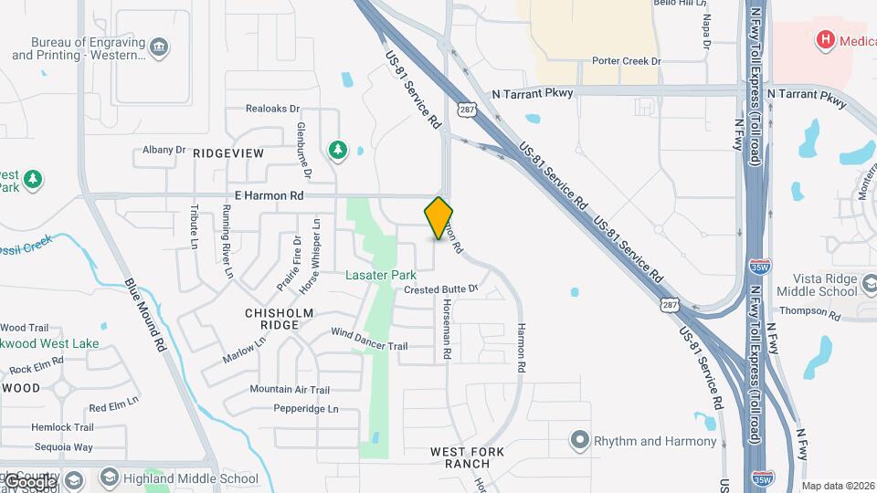 8512 Minturn Dr Map and Location Details