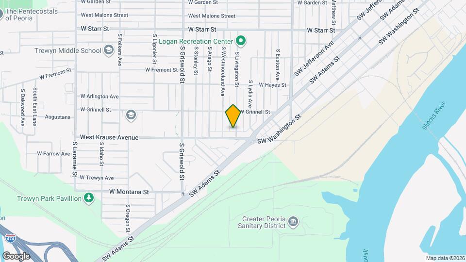 1831 S Livingston St Map and Location Details