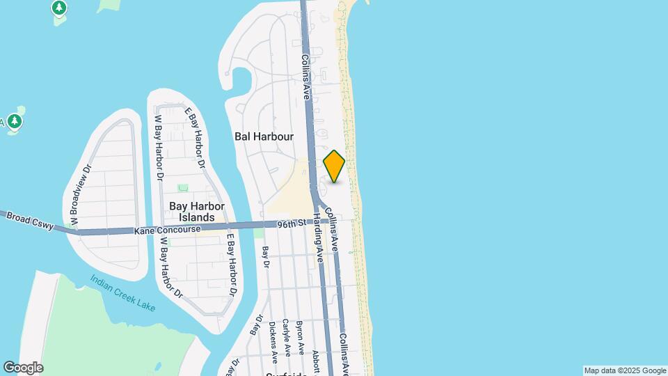 9701 Collins Ave, Unit 504S Map and Location Details