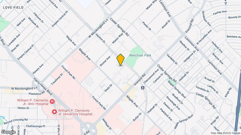 2707 Kimsey Dr Mapa y Detalles de la Ubicación