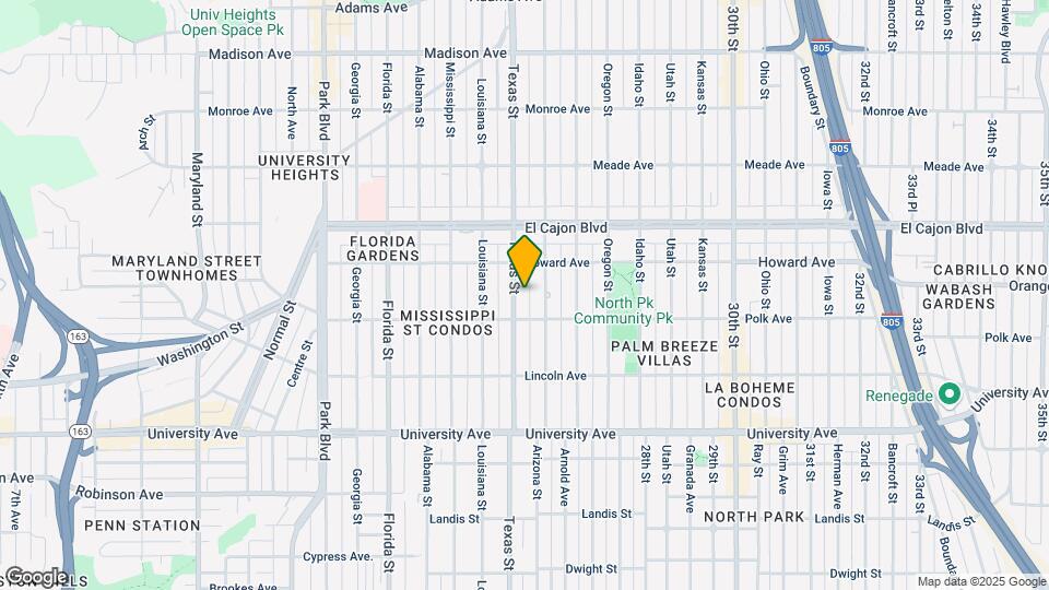 4141-4147 Texas St Map and Location Details