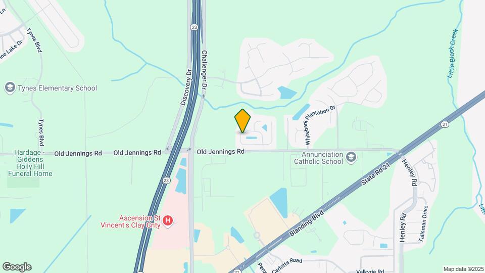 1226 Summer Springs Drive Map and Location Details