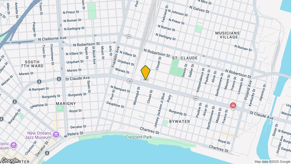 3025 Saint Claude Ave Mapa y Detalles de la Ubicación