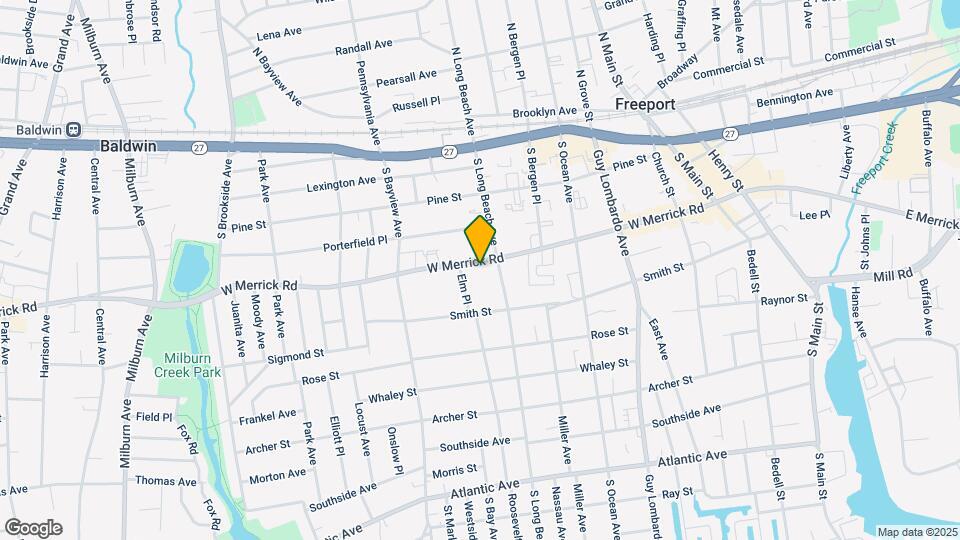 231 W Merrick Rd Map and Location Details