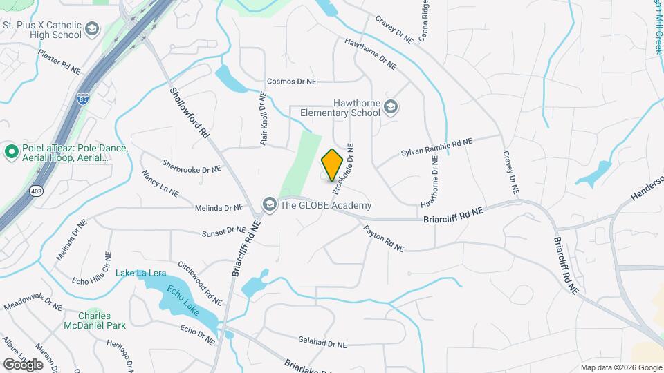 2418 Brookdale Dr NE Map and Location Details