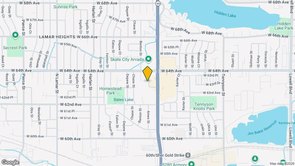Legacy Arvada Mapa y Detalles de la Ubicación