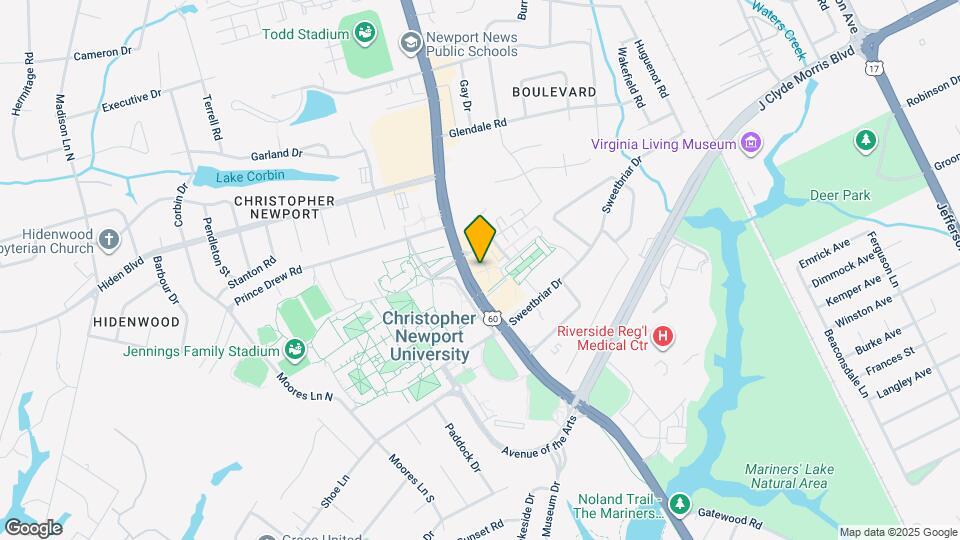 12368 Warwick Blvd Map and Location Details