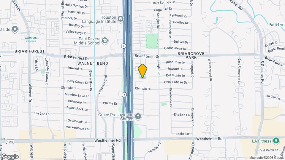 10310 Chevy Chase Dr Map and Location Details