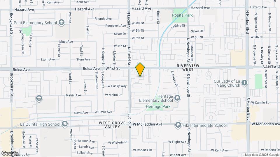 5122 W 1st St Map and Location Details