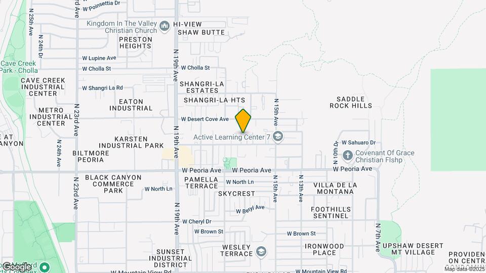 1559 W Mercer Ln Map and Location Details