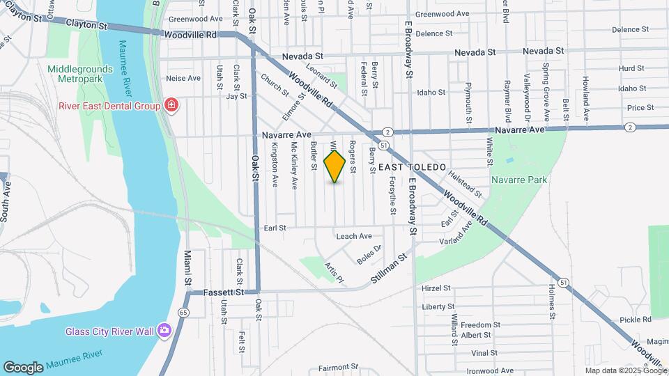 9XX Willow Ave Mapa y Detalles de la Ubicación