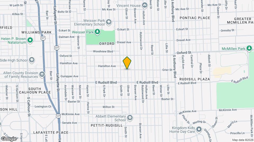 3706 Oliver St Map and Location Details