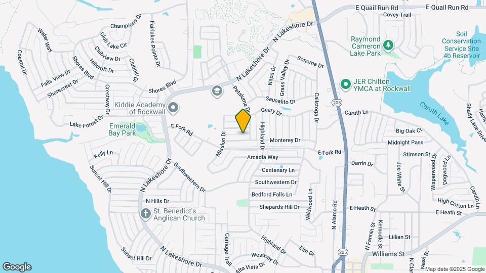 712 Monterey Dr Map and Location Details