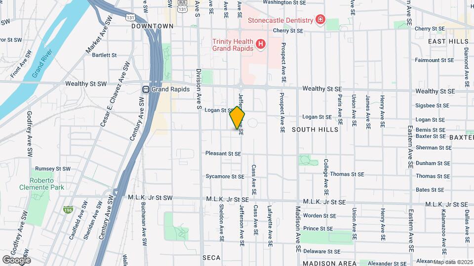 551 Jefferson Ave Mapa y Detalles de la Ubicación