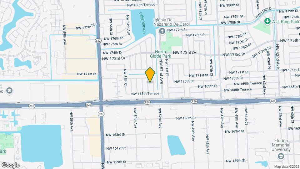 16923 NW 53rd Ave Map and Location Details