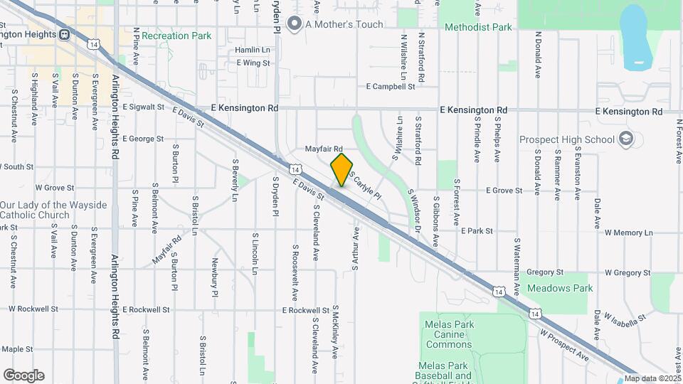 1312 E Northwest Hwy Map and Location Details