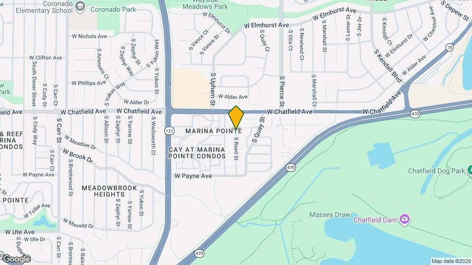 8399 S Reed St Map and Location Details