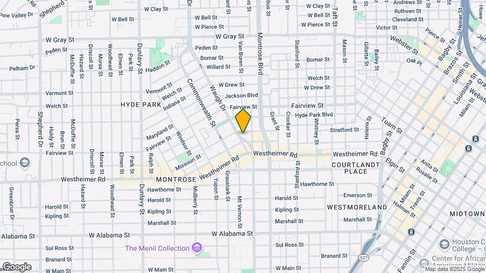 2613 Waugh Dr Map and Location Details