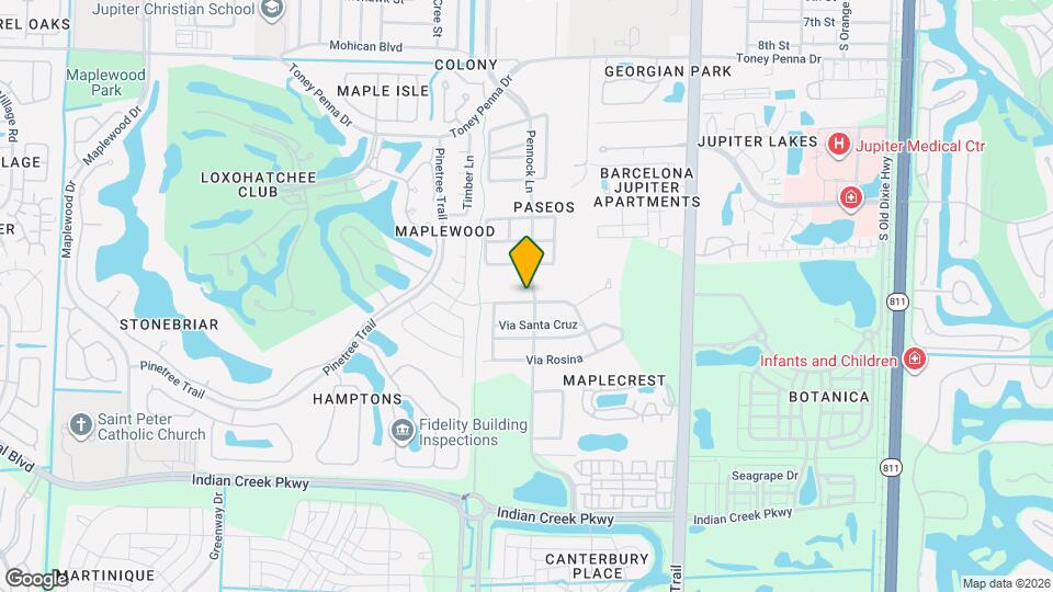 121 Palmfield Way Map and Location Details