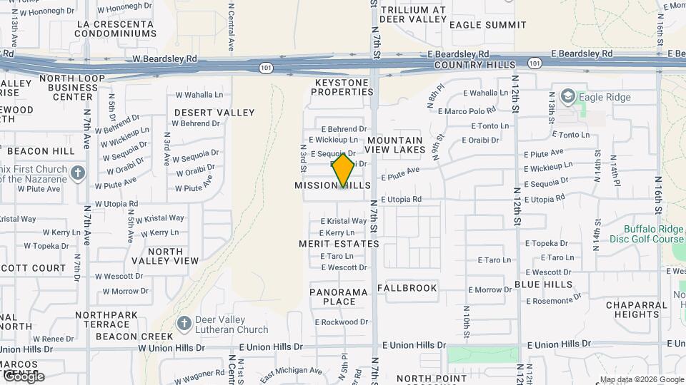 509 E Rimrock Dr Map and Location Details