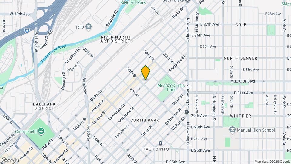 3021 Lawrence St, Unit 5 Map and Location Details