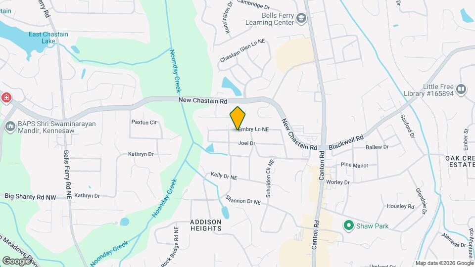 532 Embry Ln NE Map and Location Details