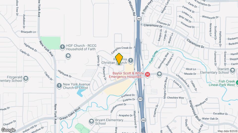 2418 Bennington Dr Mapa y Detalles de la Ubicación