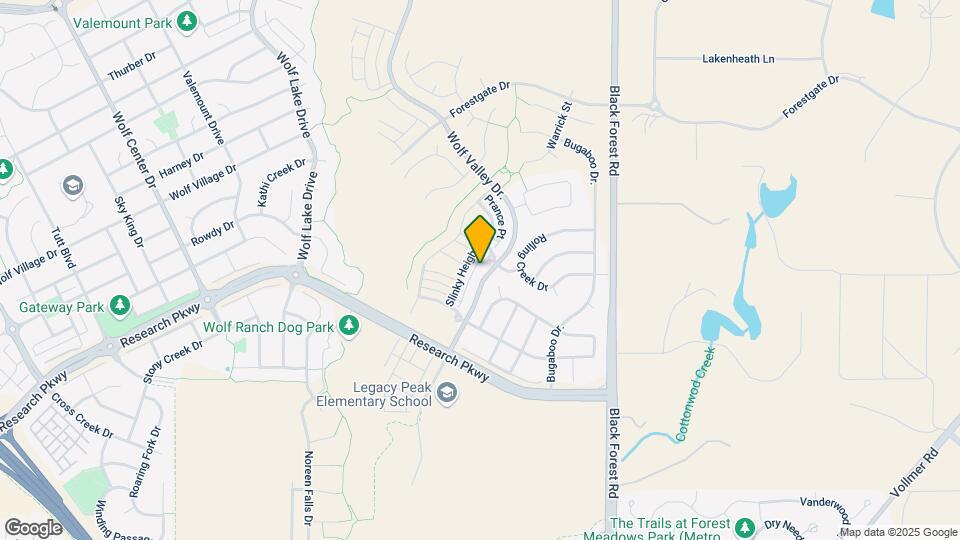 9026 Wolf Valley Dr. Map and Location Details