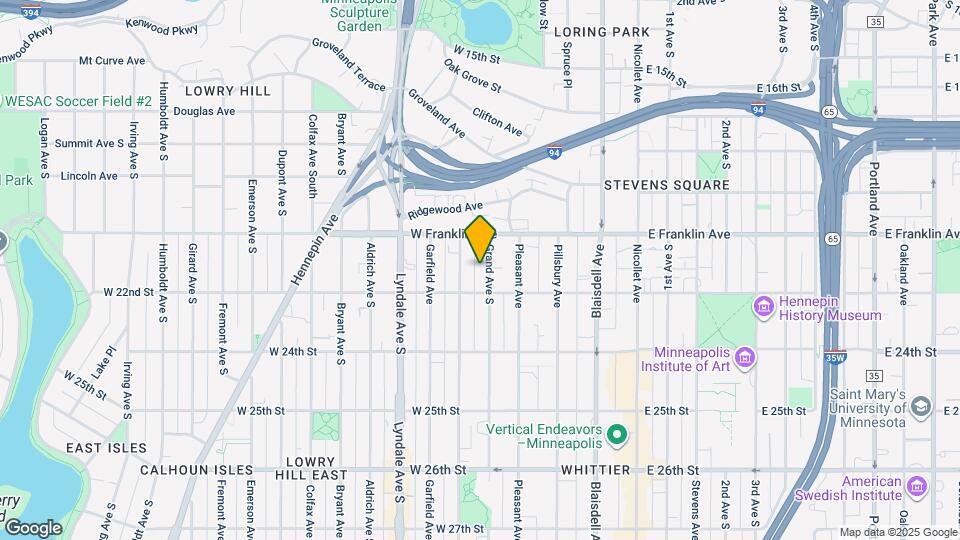 2106 Grand Ave S Map and Location Details