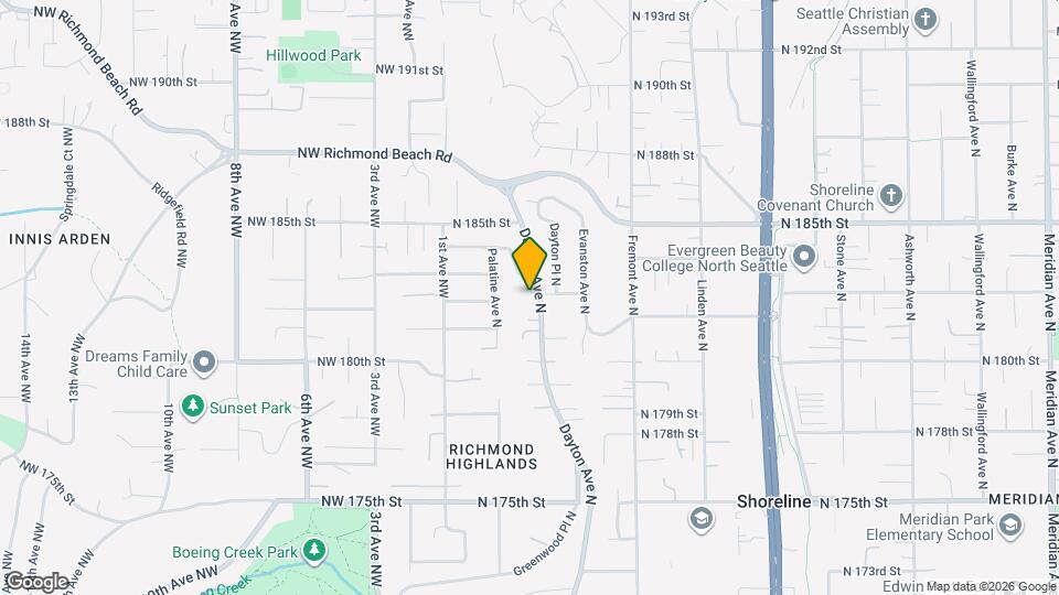 18135 Dayton Ave N Map and Location Details