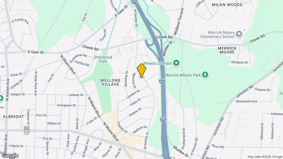 615 N Hardee St Map and Location Details