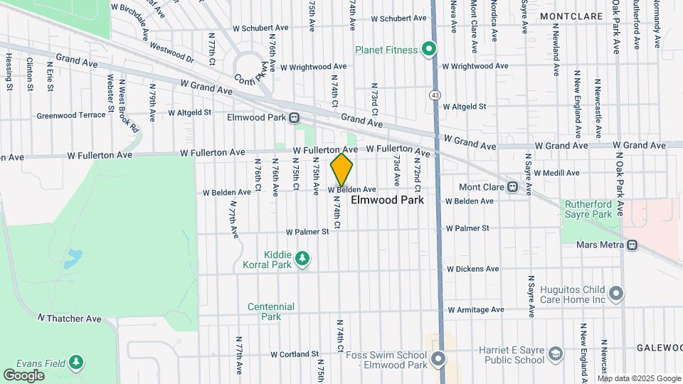 2247 N 74th Ct Map and Location Details
