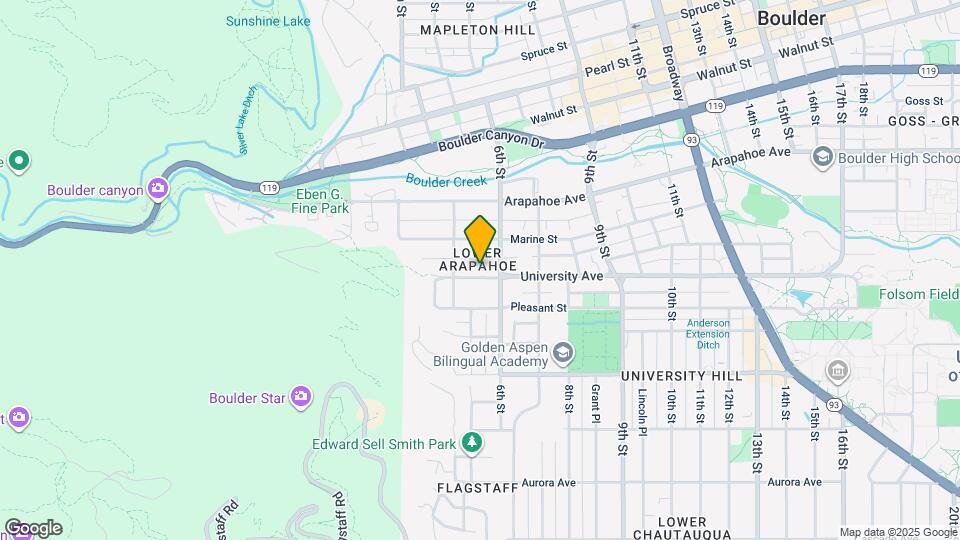 545 University Ave Map and Location Details