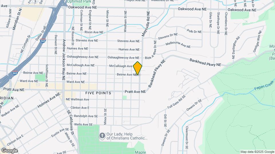 1618 Beirne Ave NE Map and Location Details