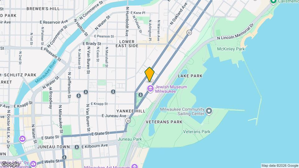 1437 N Prospect Ave, Unit 300 Mapa y Detalles de la Ubicación