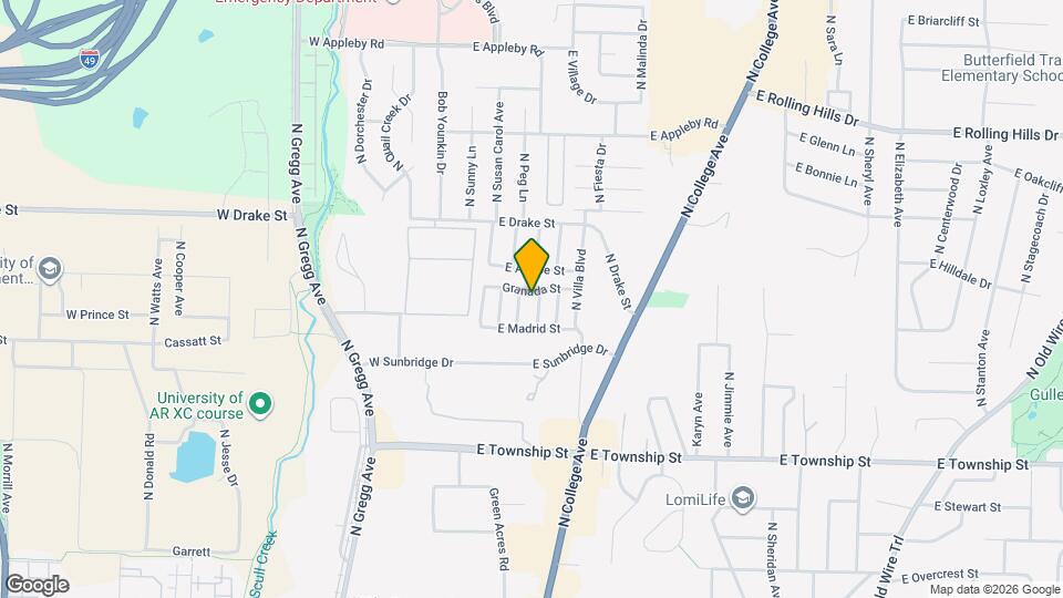 2673 N Sierra Ave Map and Location Details