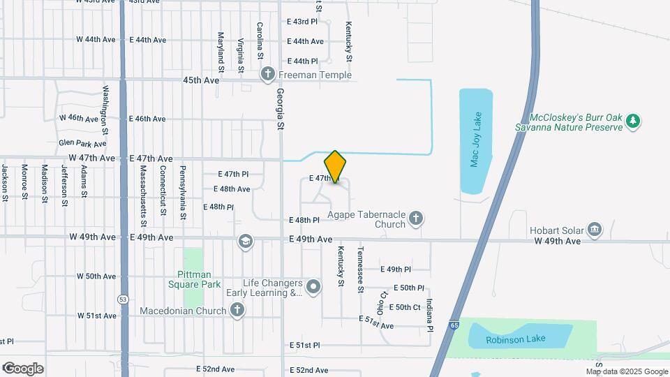 1031 E 47th Pl Mapa y Detalles de la Ubicación