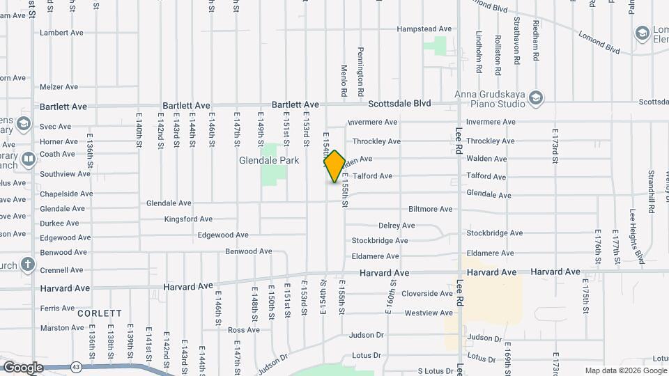 3879 E 154th St Map and Location Details