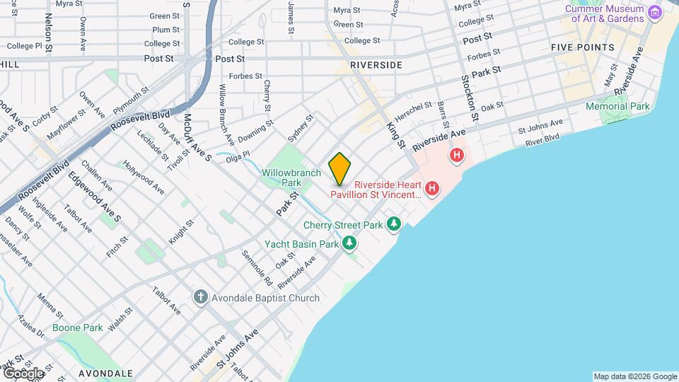 2843 Oak St Map and Location Details