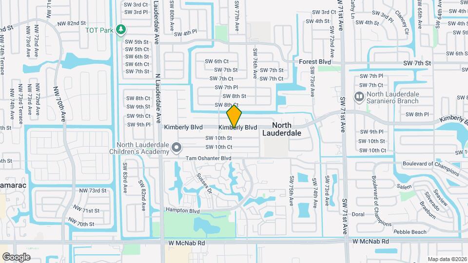 7664 Kimberly Blvd Mapa y Detalles de la Ubicación