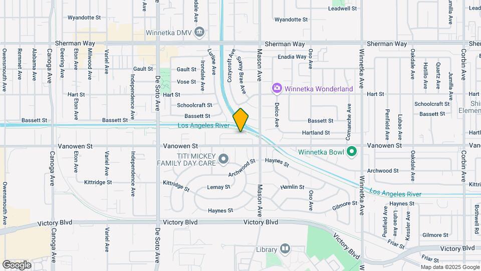 20548 Hartland St Map and Location Details